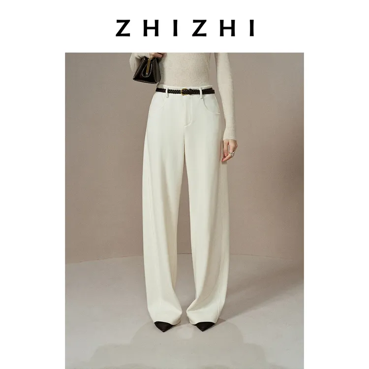 致知 沙头雨 灯芯绒弯刀裤冬季保暖修饰腿型时尚显直ZZ2EWWK1129