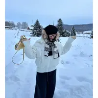 Our2【雪宝宝双版本】冬季休闲百搭保暖棉服羽绒服双版本【X5101】