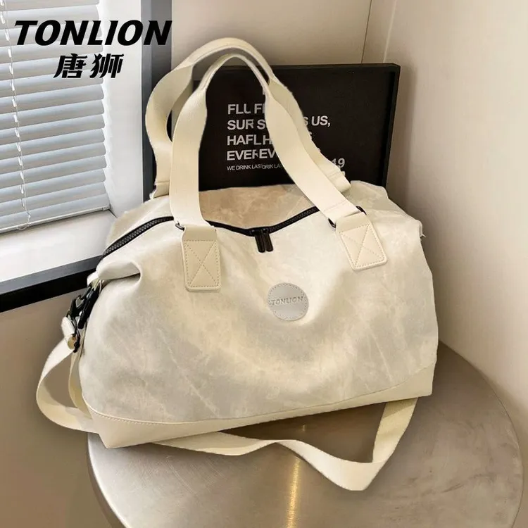 tonlion/唐狮旅行包大容量男女时尚百搭健身包手提斜跨包行李包新