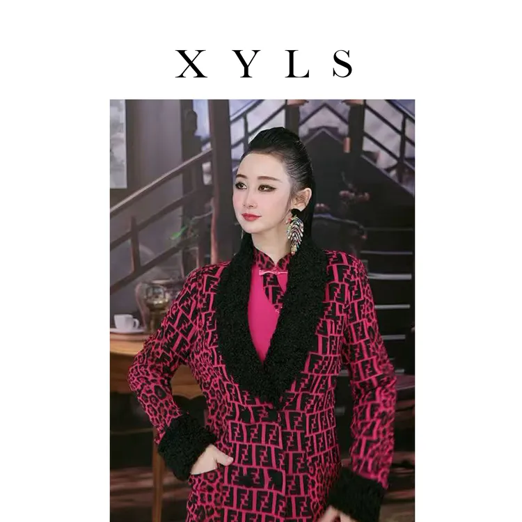 加绒弹力网纱连衣裙T007007