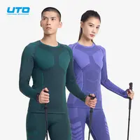 UTO/悠途碳能加厚保暖速干功能内衣套装秋冬男女户外运动弹力长袖