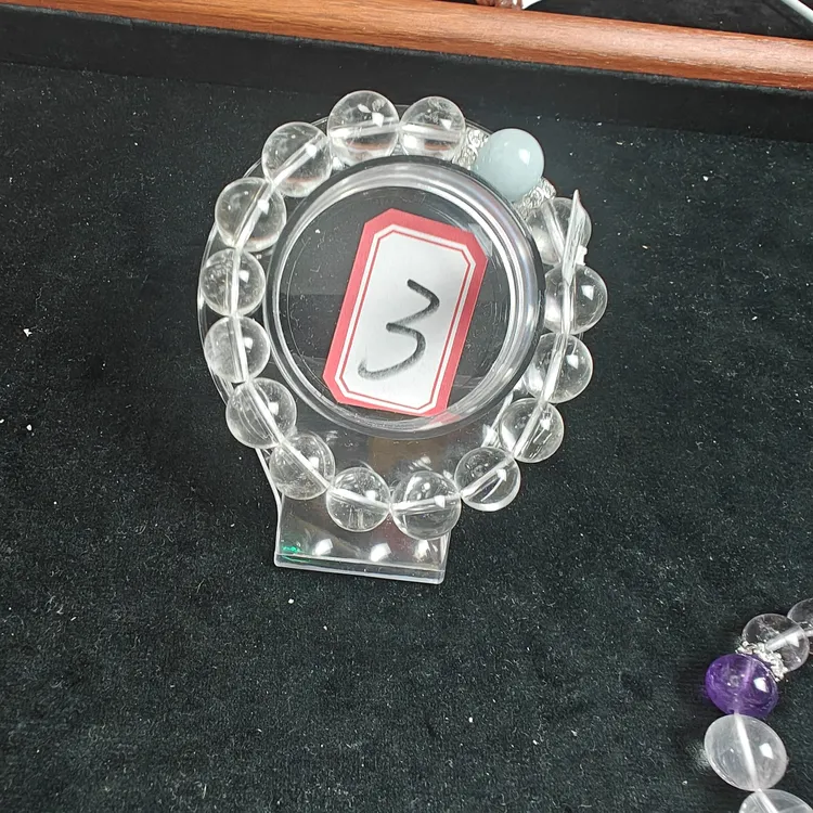 《露丝同款》 天然水晶 天然7A级海蓝宝 7A级白水晶