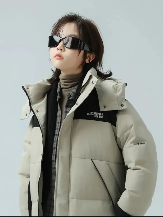 加厚保暖中长款羽绒服