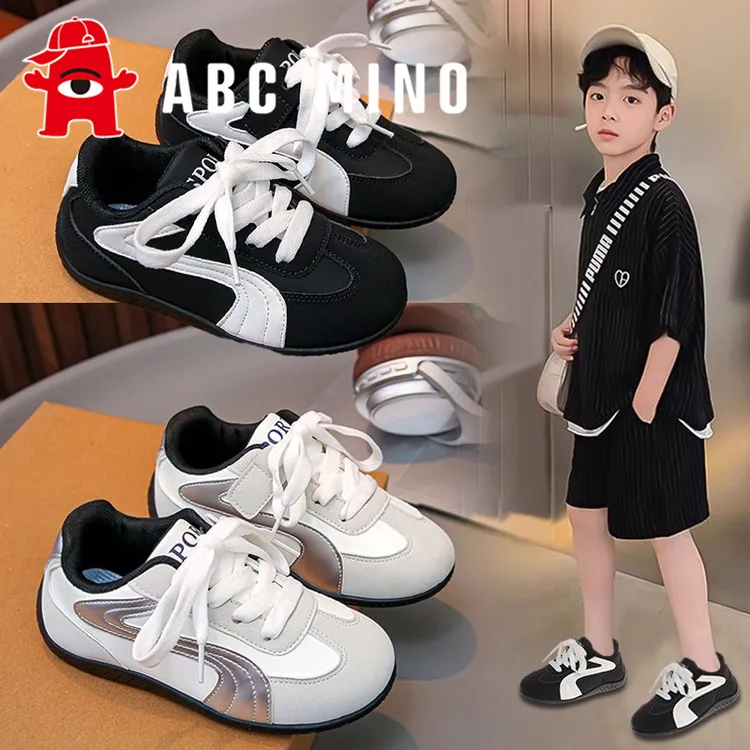 ABC MINO男童鞋子德训鞋秋季学生休闲板鞋软底儿童运动鞋男孩大童