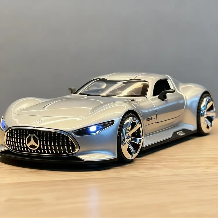 特价处理一批奔驰AMG GT合金车模出口欧洲订单1:32摆件