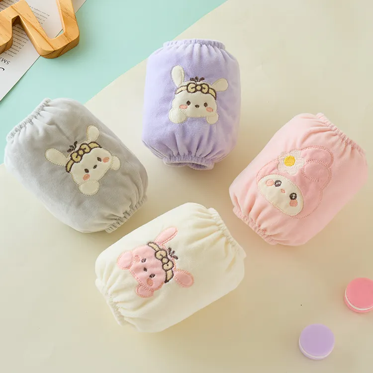 儿童卡通袖套秋冬季新款男女童防脏护袖宝宝保暖学生写字可爱袖头