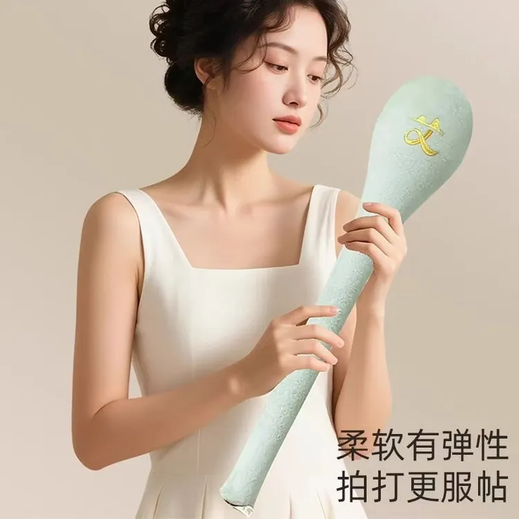 经络拍柔软按摩锤厂家直供拍八虚捶敲打棒肩颈疏通经络养生锤