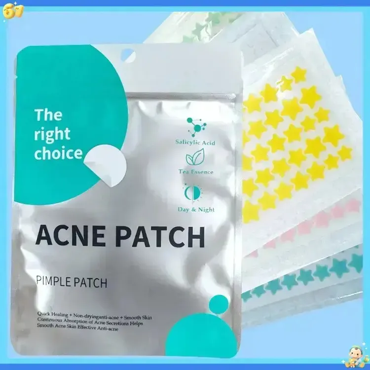 星星痘痘贴水胶体可爱舒缓遮瑕亲肤防水青春痘学生上镜装饰贴QJ-1