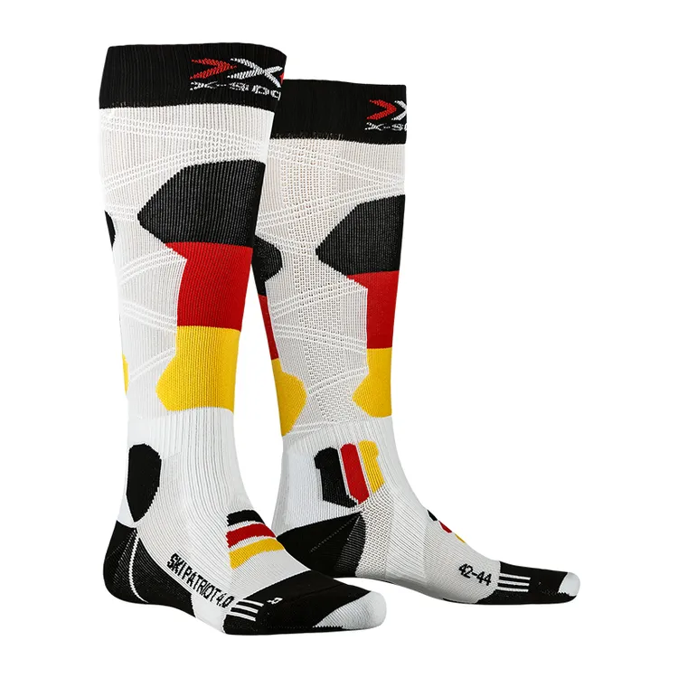 XBIONIC爱国者系列滑雪袜 轻量舒适压缩冰雪运动户外长筒袜男女款