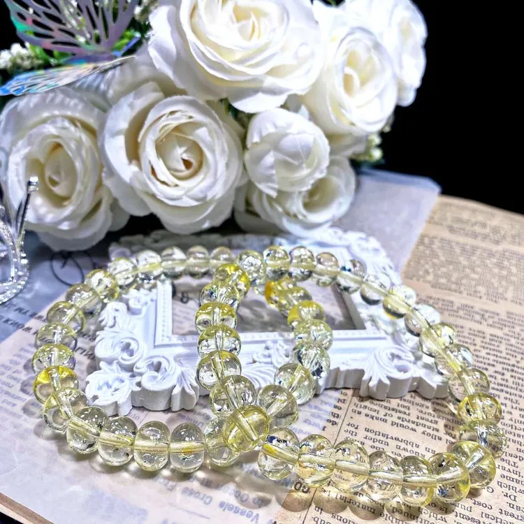 黄色算盘珠10mm手串发一条H50