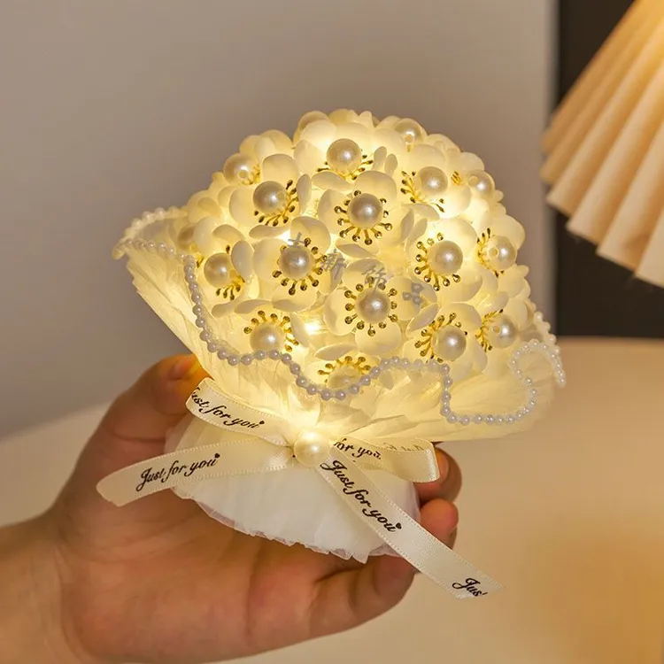 玉兰花小夜灯手工DIY材料包母亲节520节日礼物送妈妈送女友送闺蜜