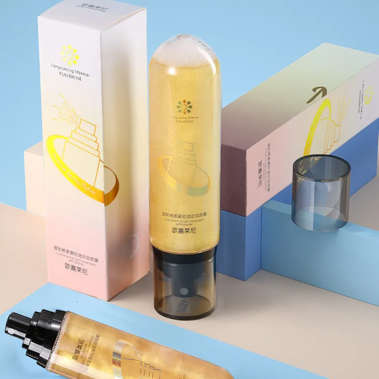 富勒烯清透定妆喷雾清爽持久不易脱妆防水防汗定妆喷雾不脱妆轻透