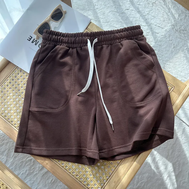 亏本清仓夏季韩版高腰运动短裤女宽松显瘦居家外穿阔腿休闲热裤潮