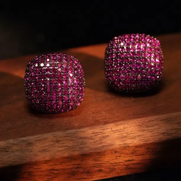 铜合金耳饰 A436法式秋冬新款百搭气质优雅女神时尚简约耳环