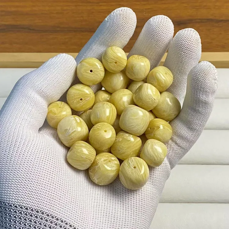 【二代精选】虎纹千层雪老型珠散珠DIY配饰配件