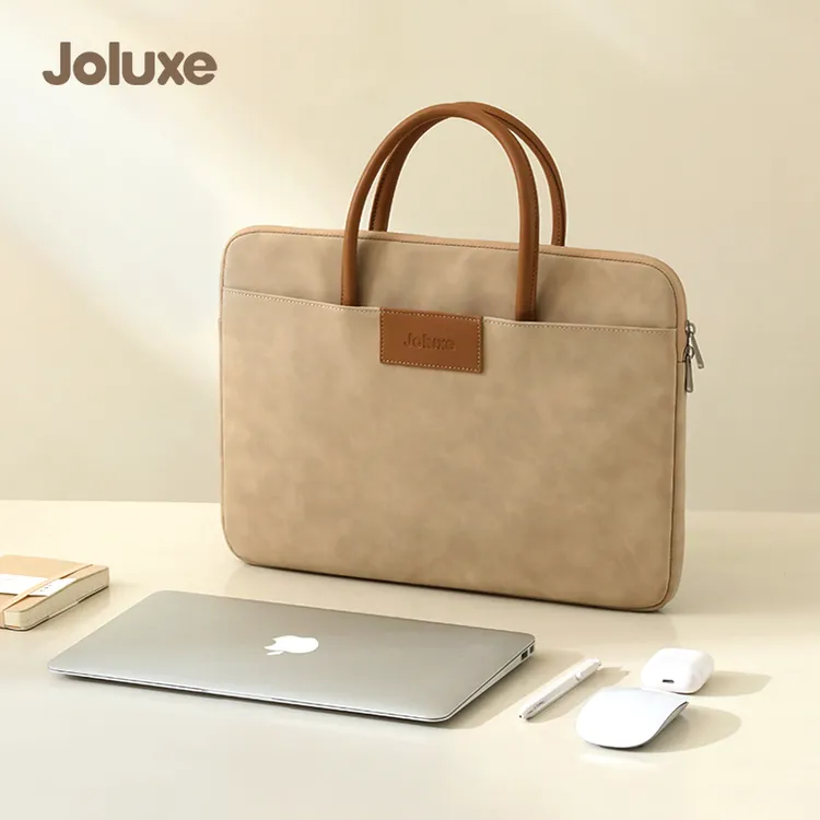 JOLUXE高档商务手提电脑包苹果笔记本14寸手提包华为公文包男女款
