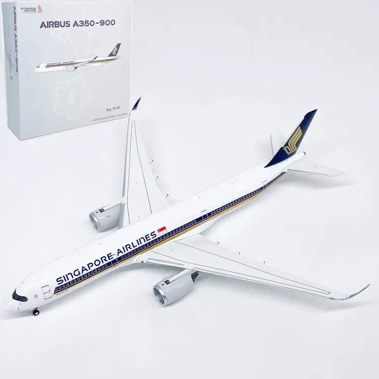 1:400 新加坡航空A350-900客机模型合金飞机收藏摆件非玩具NG