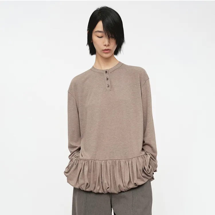 YOEYYOU设计师品牌 量感兜量T恤简约休闲女 DSC买手店 DY5Y04041