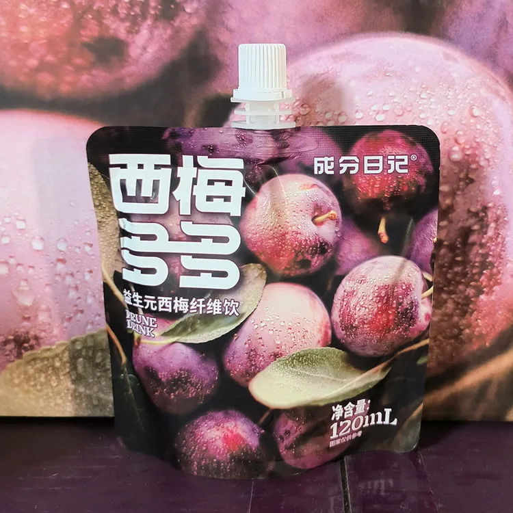 成分日记西梅汁120ml/袋西梅多多益生元大餐后的救星纤维果汁饮料
