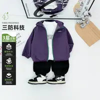 【9月25日新款】男童加厚外套秋冬款2025新款秋冬装儿童 HZ251059 