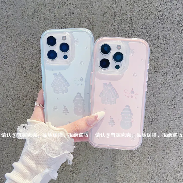 三合一炫彩适用苹果iPhone17/华为荣耀/OPPO/VIVO/小米手机壳爆款