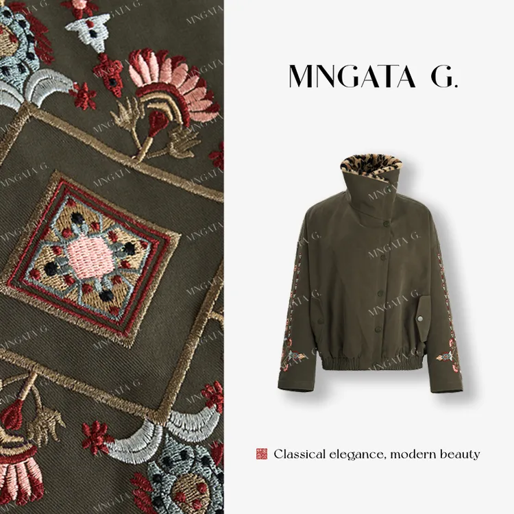 MNGATA G.宫小妍【鹅绒·万境归心】白鹅绒新中式中国风外套5090151