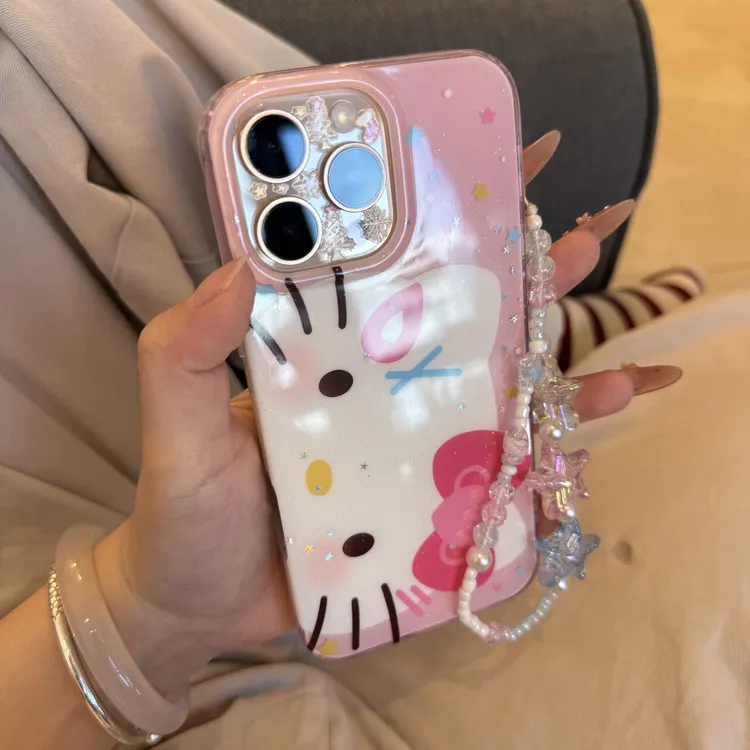 诚星泽大脸蝴蝶结kt猫适用iPhone12苹果16promax手机壳15全包1413