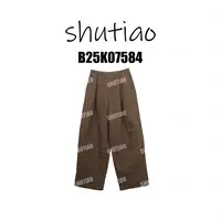 【SHUTIAO】2025冬季：新款小众设计款裤子B25K07584