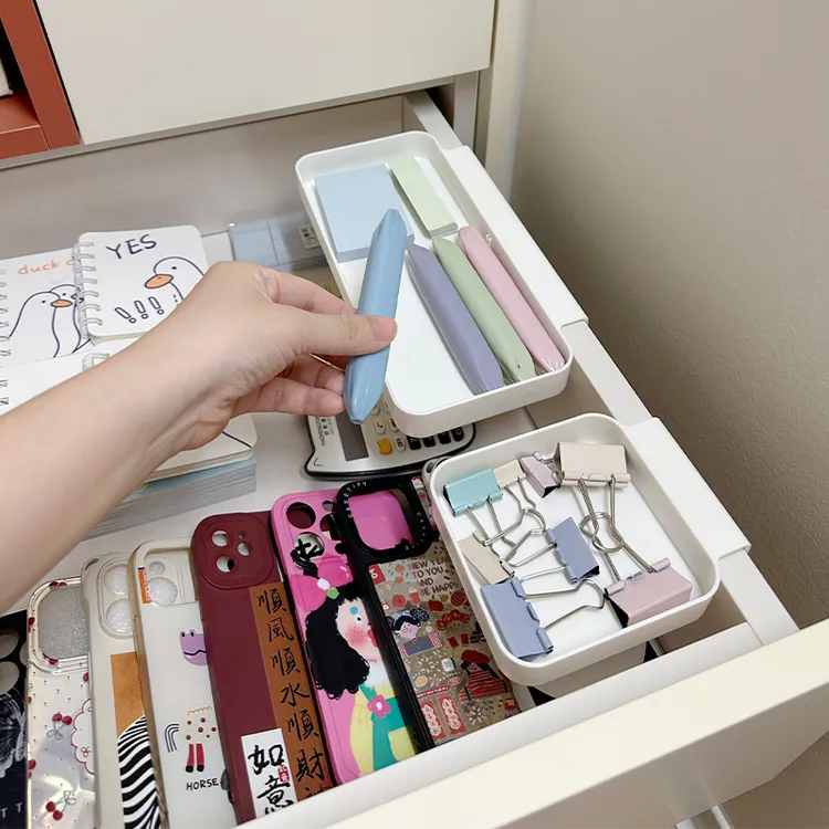 省空间抽屉家用分隔盒厨房橱柜分格分类整理收纳化妆品办公收纳盒