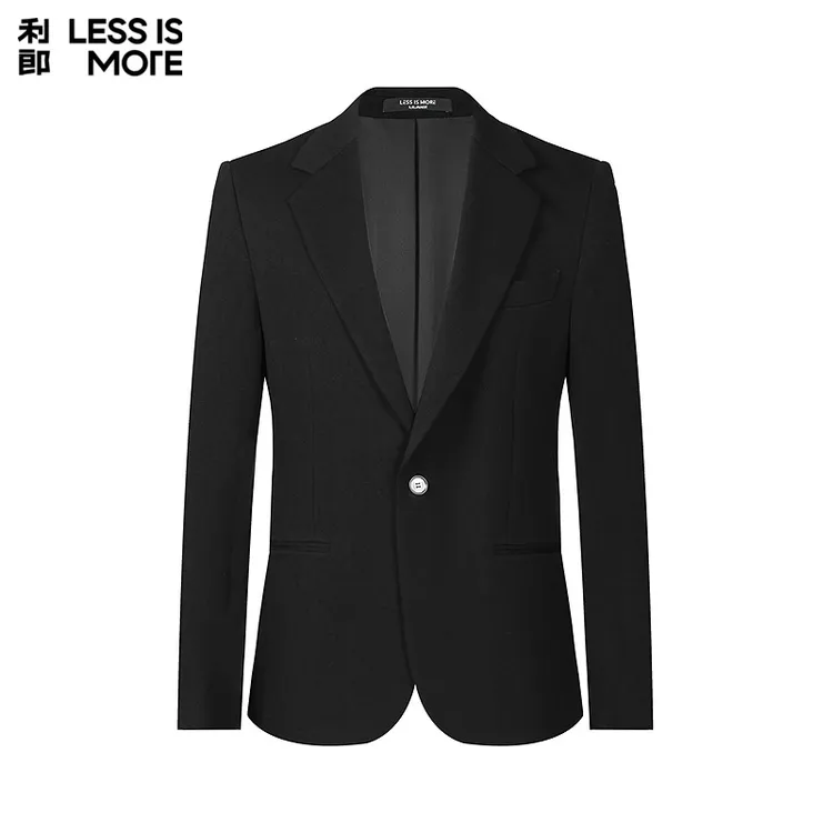 利郎【简约商务】高品质棉莫代尔混纺单西秋款时尚通勤西装外套男士