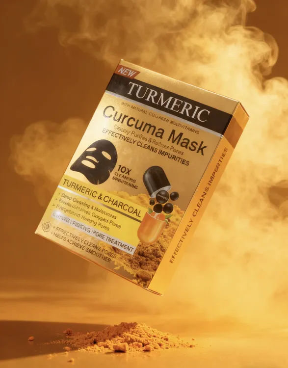 补水保湿去黄黑炭面膜