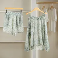 【麦迪尚品·品牌新款】5082384 夏季时尚清新印花套装品牌女装