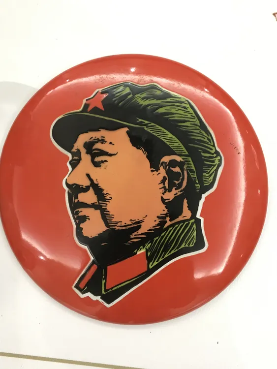 搪瓷木刻章，搪瓷章包老保真，此章侧面有小磕碰，介意的老师勿拍哦！