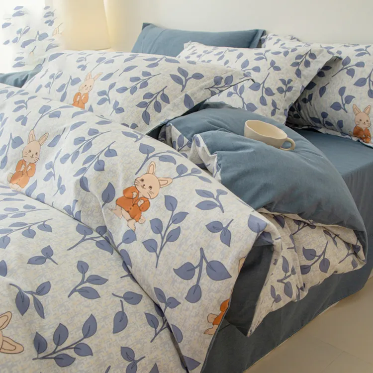 加厚磨毛全棉100纯棉被套单件2025新款单独150x200cm单人被罩柔软