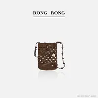 溶溶RONGRONG 简约钩花镂空百搭斜挎手机包RR253301