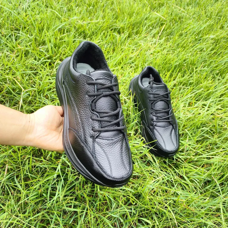 【冬季棉鞋】100%牛皮轻便透气防臭防滑保暖休闲皮鞋男士耐磨休闲鞋