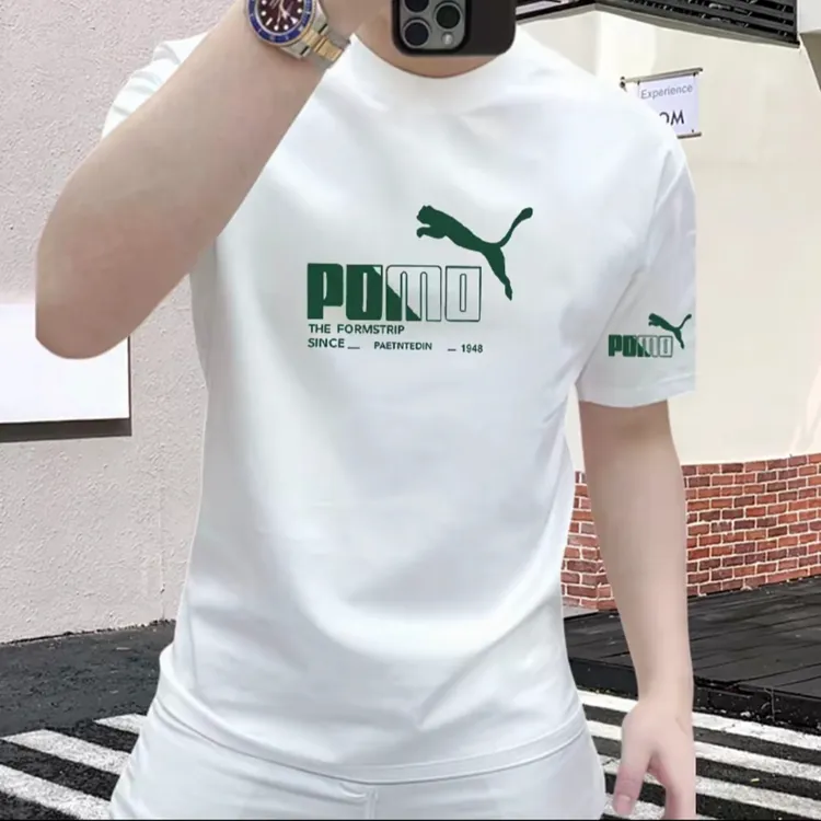 短袖圆领夏季修身T恤男冰丝滑料索罗娜半袖冰感凉感亲肤打底衫潮t