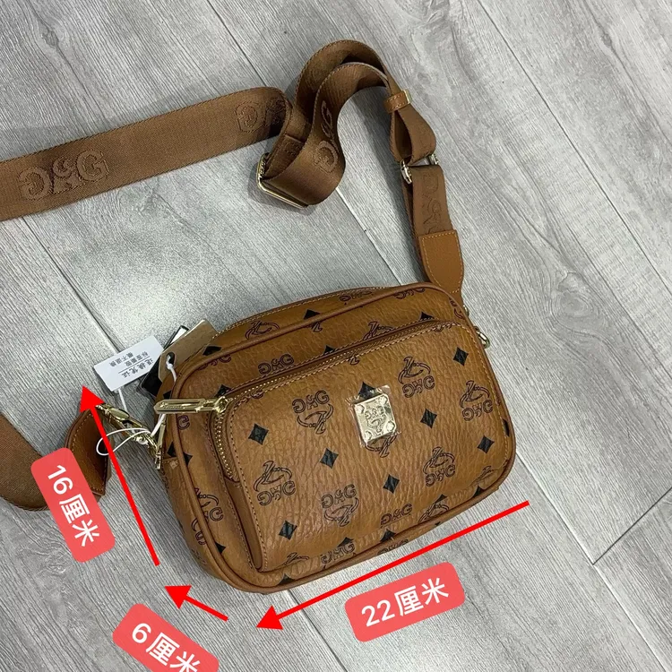 【铂金时袋】黄皮老花休闲多隔层女包休闲百搭