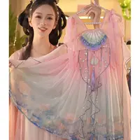 海宁1【碧瑶公主】2025新款女童国风仙气中国风夏季汉服2531