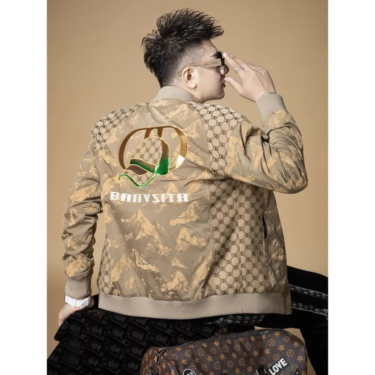 欧货高端棒球服设计感外套男装2025秋季潮牌男士休闲夹克上衣男款