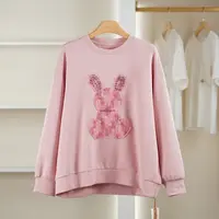 麦迪尚品 一路童行【诗M】30918195 春季简约圆领卫衣品牌女装