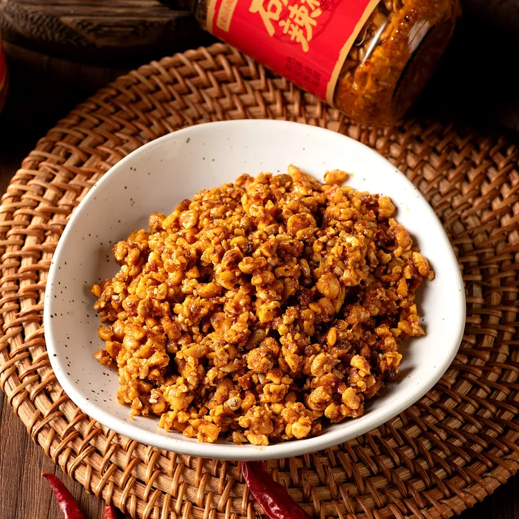 石磨花生辣椒酱 浓香微辣 山东沂蒙山特产 下饭拌面火锅伴侣