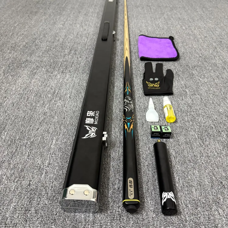 松力道摩枭X5台球杆一比一带编码中式黑八斯诺克战神小头杆