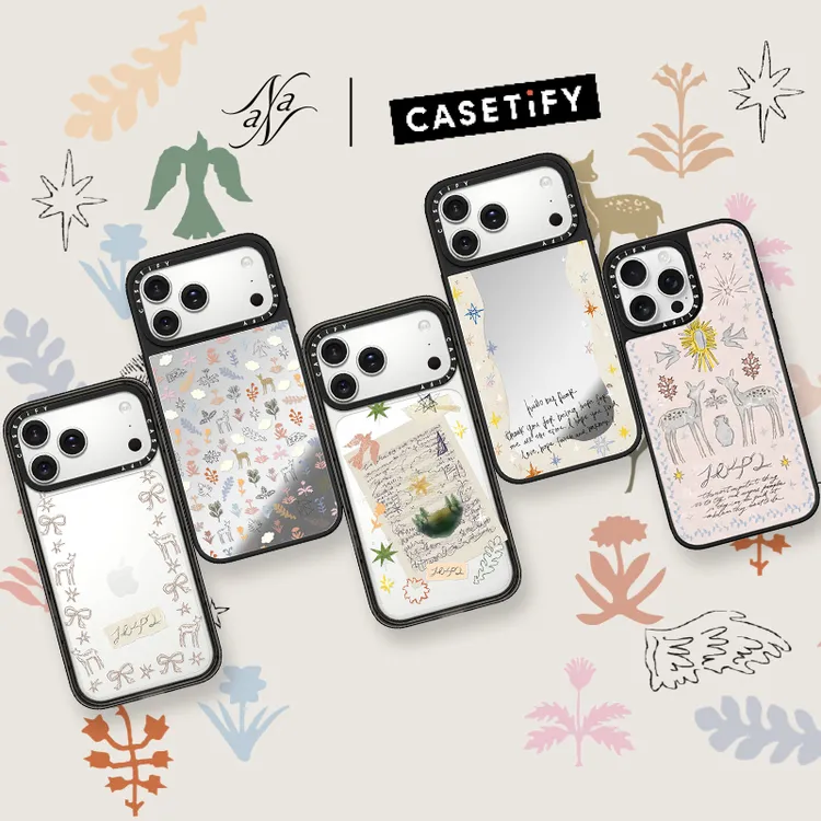 欧阳娜娜 x CASETiFY艺术家系列手机壳保护套防摔苹果iPhone16/17
