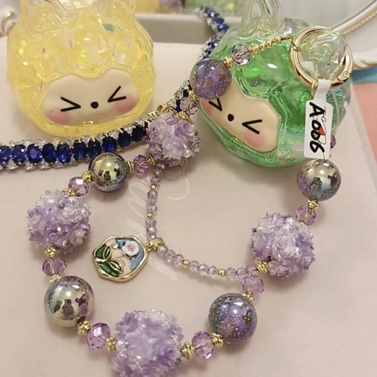 [1号:手机链手机挂链，手链，项链，串珠DIY饰品