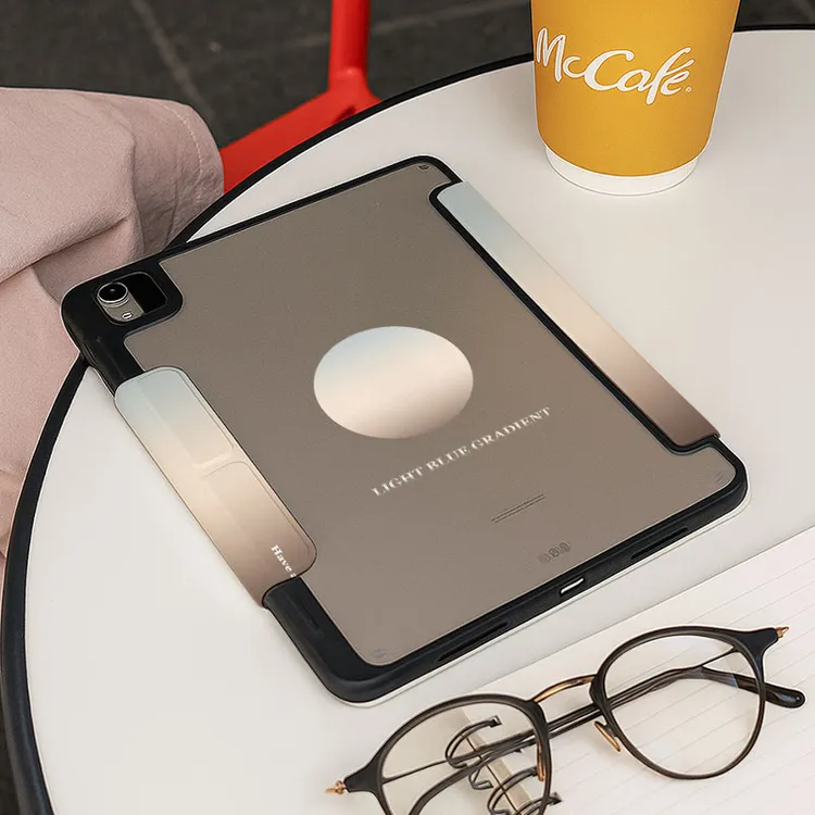 【Y折百变搭扣x渐变】iPadAir7保护套oppo3华为11.5小米7平板壳11代