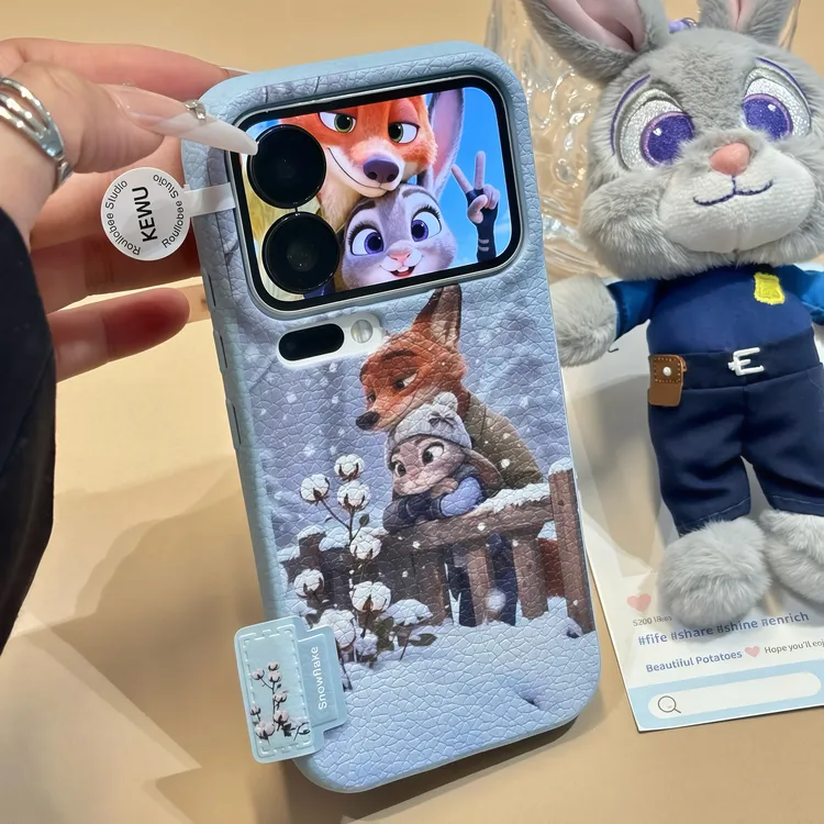 雪地朱迪尼克适用苹果17/16promax手机壳华为vivoppo小米15一加潮