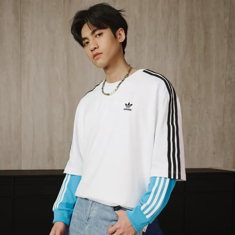 Adidas阿迪达斯三叶草【官方正品】男子复古运动休闲短袖T恤IZ2474