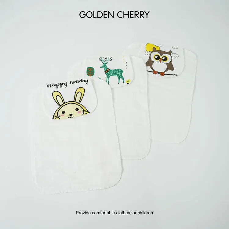 【金樱桃Golden cherry】小童可爱新款吸汗巾（三条装）