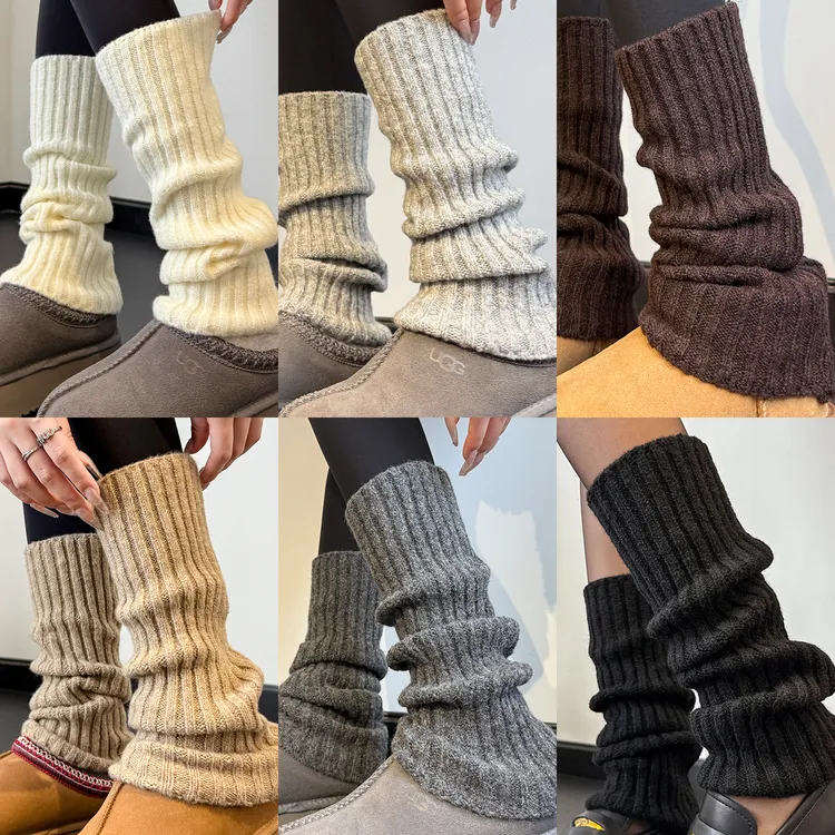 袜套堆堆袜女2025新款爆款秋冬加厚腿套搭配小皮鞋miu里miu气袜子